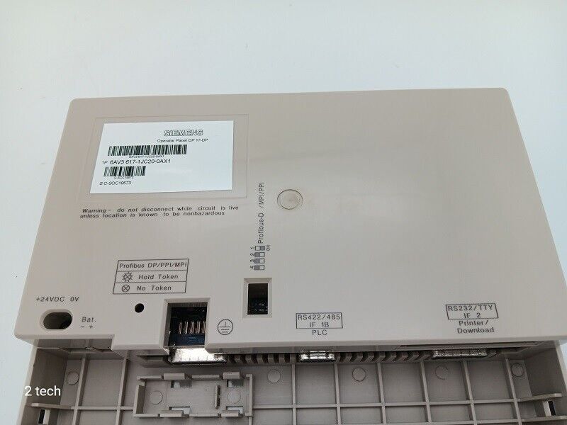 6AV3617-1JC20-0AX1 Operator Panel OP 17/DP Écran LCD SIEMENS – Image 2